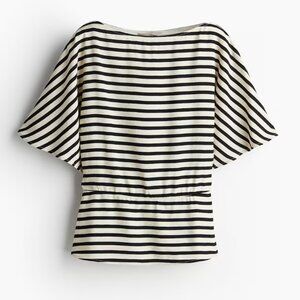 H&M Tapered Waist Blouse (Small)
